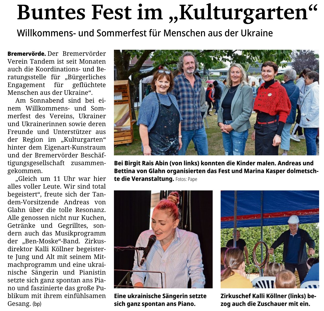kulturgarten fest BZ